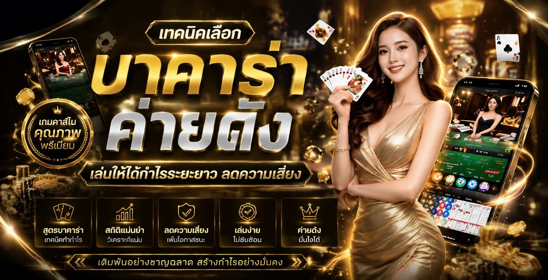 คาสิโนออนไลน์ SERA18 ห้องบาคาร่าสดถ่ายทอดจากค่ายดัง